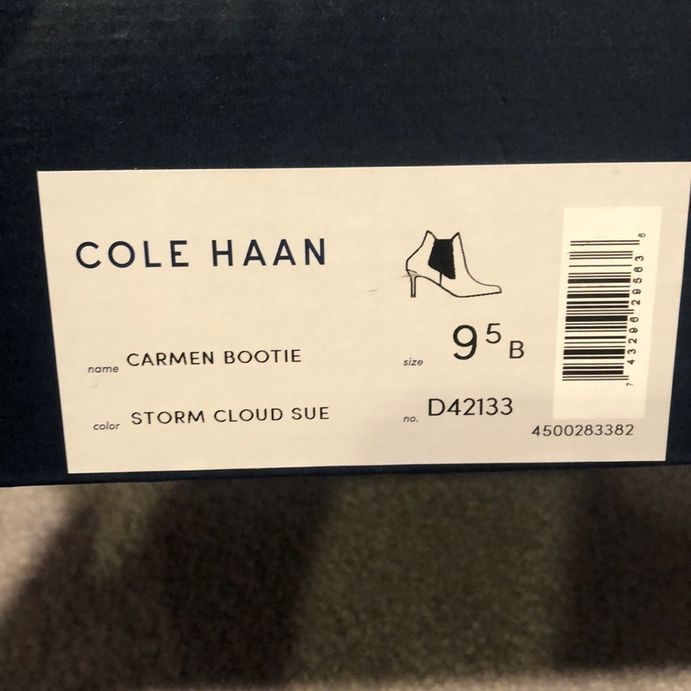 Cole Haan Grey Suede Boots Size 9.5 - Picture 5 of 5